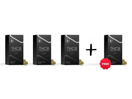 3+1 Free 20% THCB 0,3ml Premium CCELL Vape