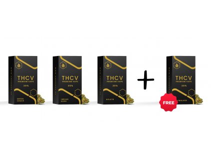 3+1 zdarma 20% THCV 2ml Premium CCELL Vape