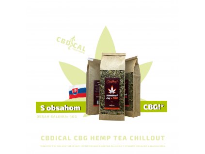Chillout - Konopný čaj s CBG 40g