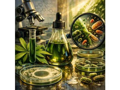 antibakterialny extrakt konopy siatej