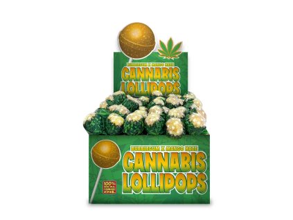 Wholesale The Hempy Lab Cannabis Lollipops Mango Haze 70pcsdisplay 2