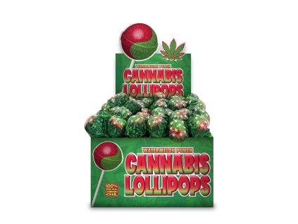 Wholesale The Hempy Lab Cannabis Lollipops Watermelon Kush 70pcsdisplay 2