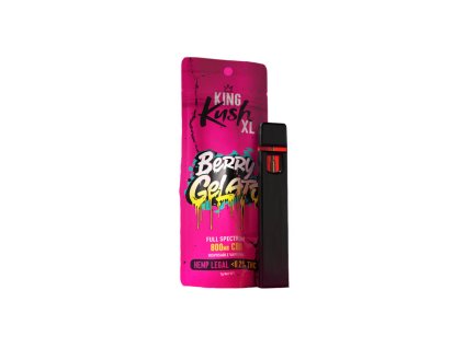 King Kush XL Berry Gelato 800mg CBD Disposable Vape Pen 10pcsdisplay Wholesale 1