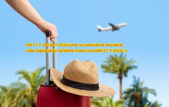 Dovolená od 17.7. do 26.7.2026