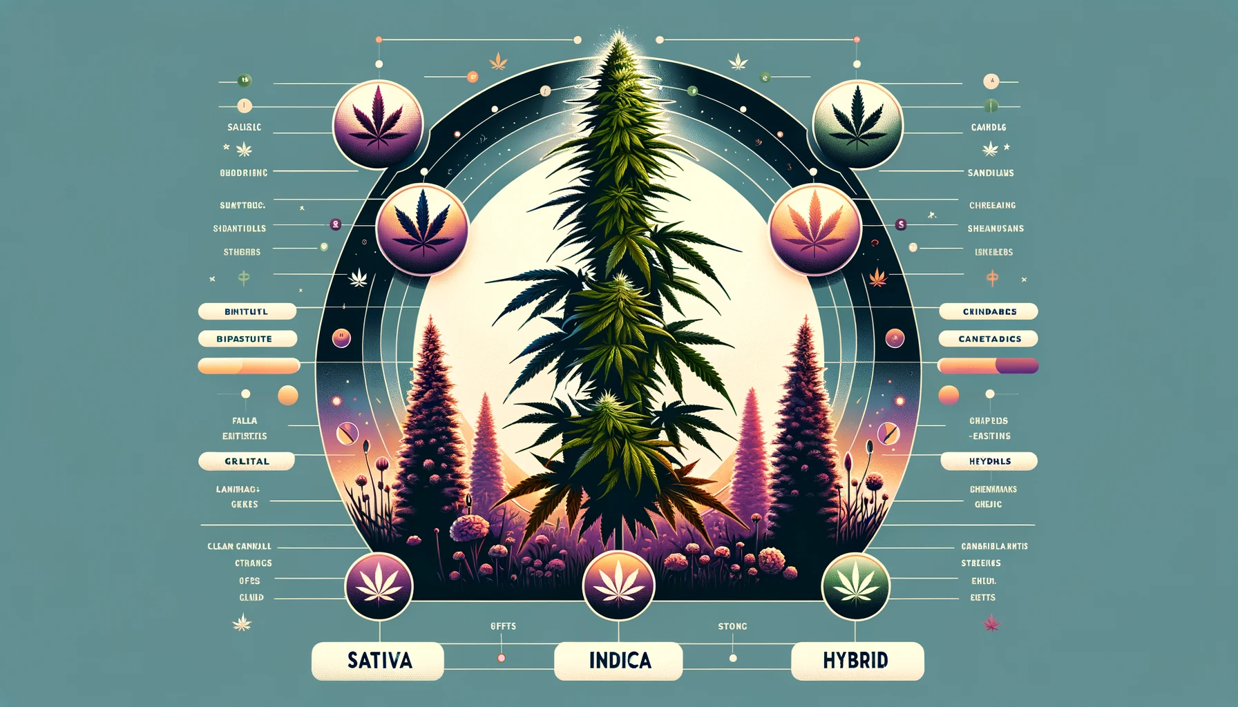 Průvodce světem konopí: Sativa, Indica nebo Hybrid