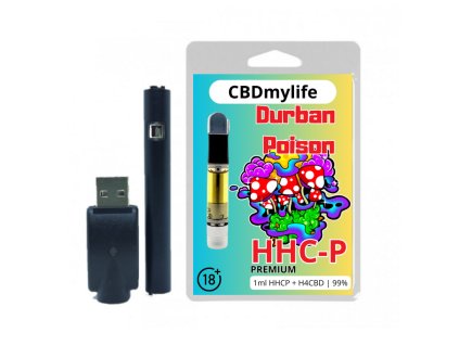 HHC-P vaporizer set - 99% - DURBAN POISON 0,5-1ml - CBDmylife