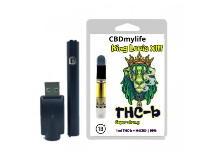 THC-B vaporizer set - 99% - King Louis XIII 0,5-1ml - CBDmylife