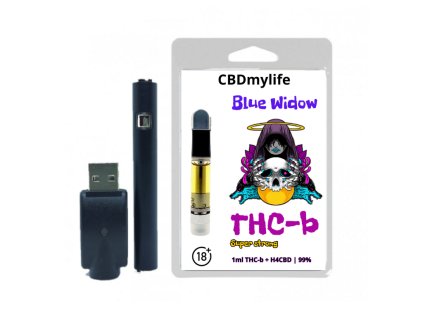 THC-B vaporizer set - 99% - Blue Widow 0,5-1ml - CBDmylife
