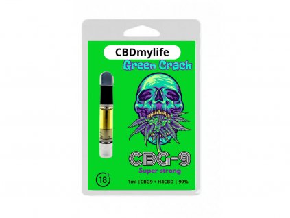 CBG9 99% Cartridge -1ml - Green Crack - CBDmylife