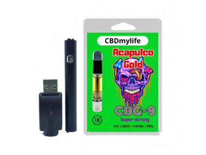 CBG9 vaporizer set - 99% - ACAPULCO GOLD -1ml - CBDmylife