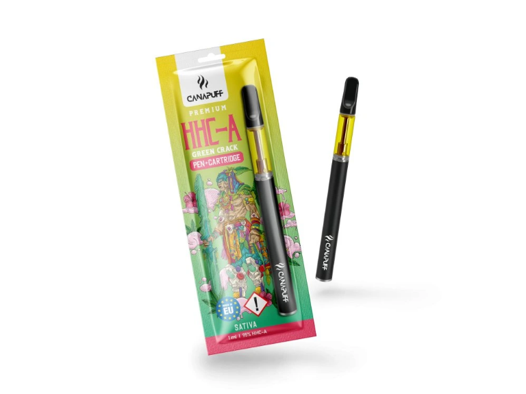 Levně HHC-A Green Crack - Pen+Cartridge - Canapuff
