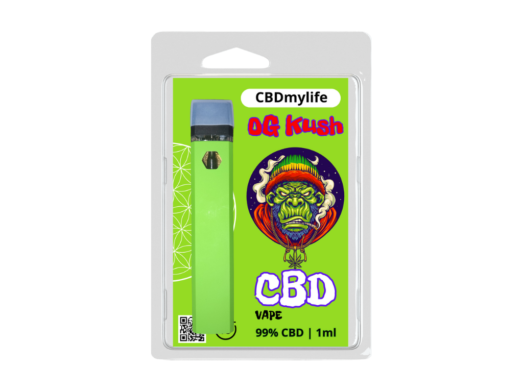 1ml CBD jednorázové OG KUSH 99% CBD - CBDmylife