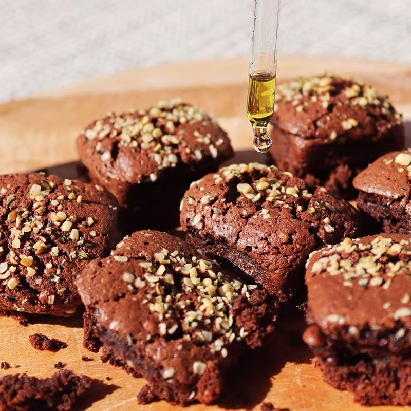 Čoko konopné brownies – recept