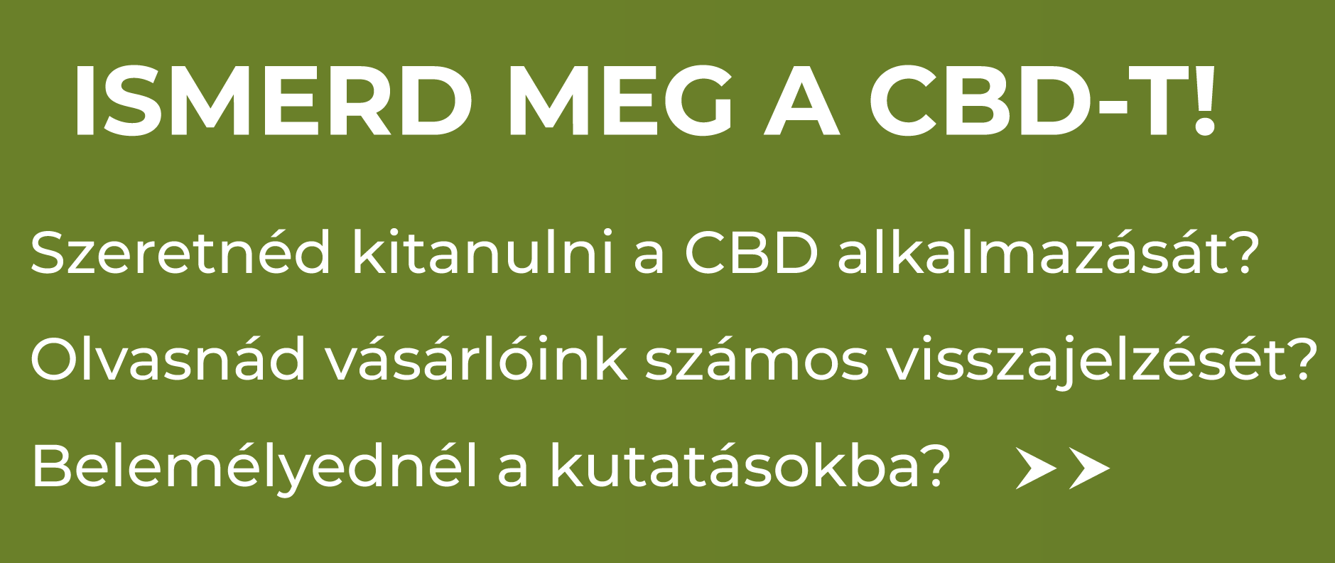 CBD tudástát banner