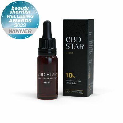 CBD Nigh olej Beauty shortlist awards 2023