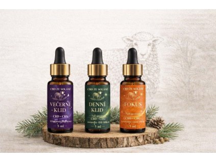 Testovací set – Kolekce klidu (3×5 ml)