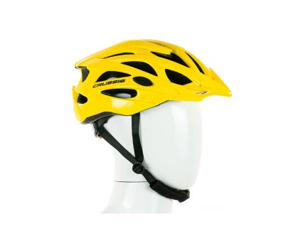 Cyklistická helma CRUSSIS 03013 žlutá (Velikost XL)