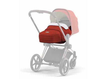 CYBEX PRIAM/MIOS Platinum Cestovní korba Lite cot - Autumn Gold/Burnt red