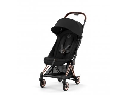 CYBEX COYA Rosegold Golfový kočárek - Sepia Black/Black