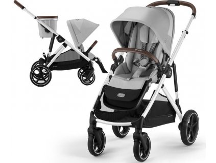 CYBEX GAZELLE S Sourozenecký/pro dvojčata kočárek - Lava Grey/Mid Grey