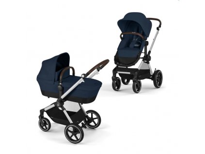 CYBEX EOS LUX Kombinovaný kočárek - Ocean Blue/Navy Blue