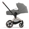 CYBEX PRIAM/MIOS Platinum Cestovní korba Lite cot - Soho Grey/Mid Grey