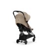 CYBEX COYA Matt Black Golfový kočárek - Peach Pink/Light Pink