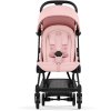 CYBEX COYA Matt Black Golfový kočárek - Peach Pink/Light Pink