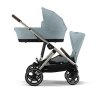 CYBEX GAZELLE S Cot Hluboká korba - Moon Black/Black