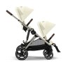 CYBEX GAZELLE S Sourozenecký/pro dvojčata kočárek - Moon Black/Black