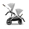 CYBEX GAZELLE S Sourozenecký/pro dvojčata kočárek - Moon Black/Black