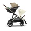 CYBEX GAZELLE S Sourozenecký/pro dvojčata kočárek - Moon Black/Black