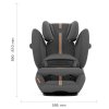 CYBEX PALLAS G I-SIZE PLUS Autosedačka 76-150cm - Lava Grey/ Mid Grey