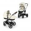 CYBEX EOS LUX Kombinovaný kočárek 2v1 - Moon Black/Black