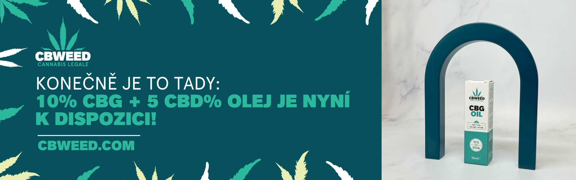 10% CBG + 5% CBD Olej