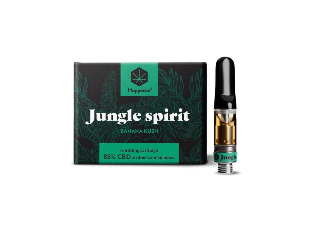 Happease Jungle Spirit 85% CBD, 600mg 1x Cartridge