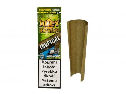 Juicy Jay’s Konopné Blunty Tropical passion, 2ks