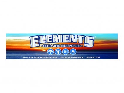 Elements Papírky Kingsize Slim