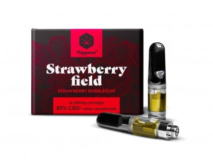 Happease Strawberry Field 85% CBD, 600mg Cartridge