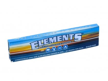 Elements Papírky s filtrama Kingsize Slim