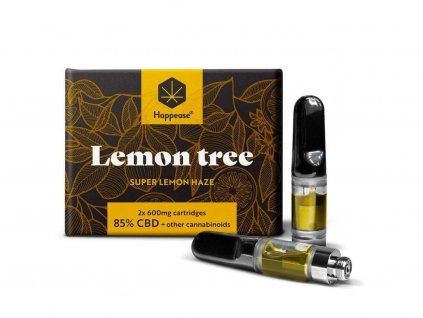 Happease Lemon Tree 85% CBD, 600mg Cartridge