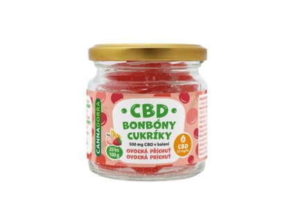 cbd bonbony 500mg 20 ks