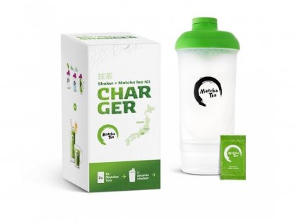 Bio Matcha Tea Charger Bílá