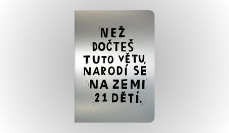 Studenti recenzují literaturu pro děti III: David Böhm: Teď. Než dočteš tuto větu, narodí se na Zemi 21 dětí