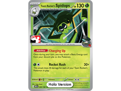 Team Rocket's Spidops (PPS8 DRI 020)