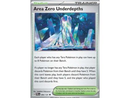 Area Zero Underdepths (PRE 094)