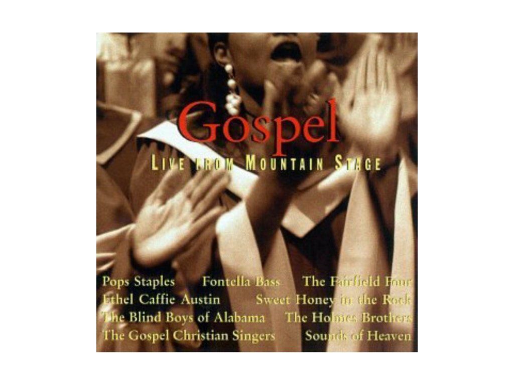 4016771 various gospel live from mountain stage cd