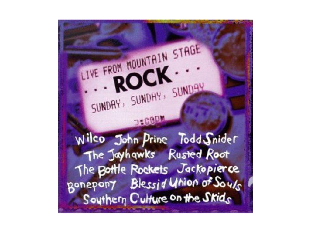 4016783 various rock live from mountain stage cd