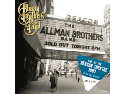 The Allman Brothers Band - Play All Night: Live at The Beacon Theatre 1992 (Music CD)