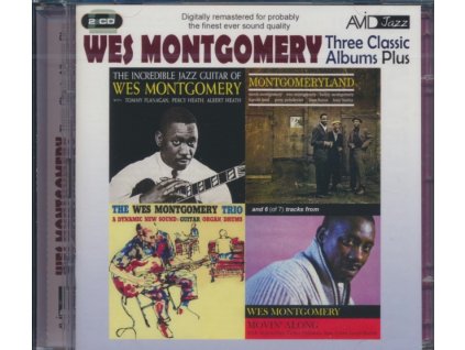 WES MONTGOMERY - Three Classic Albums Plus (The Wes Montgomery Trio / Montgomeryland / The Incredible Jazz Guitar) (CD)